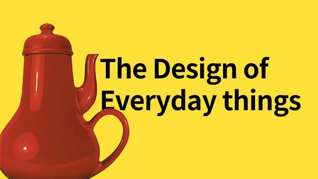 The Design of Everyday Things(디자인과 인간심리) - Donald A. Norman